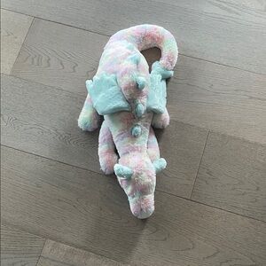 Jellycat Lazulia large Pastel Plush Dragon. Authentic and NWT